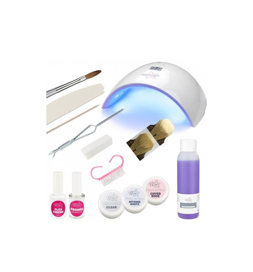 Product Kit profesional acrílico con lámpara 24W