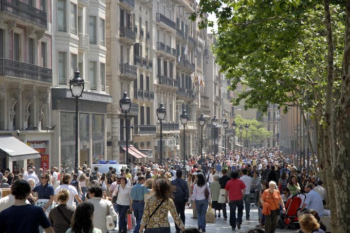 Place Avinguda del Portal de l'Àngel