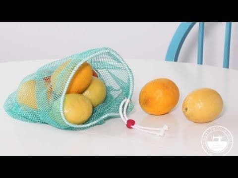 Moda Tela de malla para bolsas de fruta reutilizables - YouTube