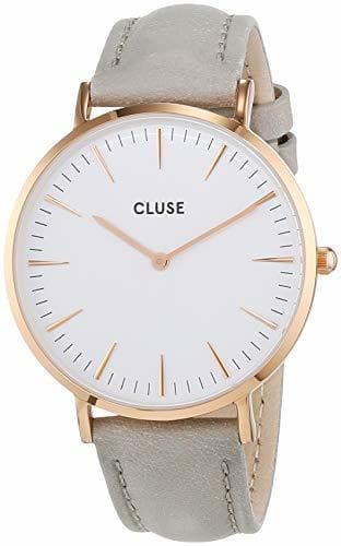 Moda Cluse Reloj Analógico Automático para Mujer con Correa de Cuero