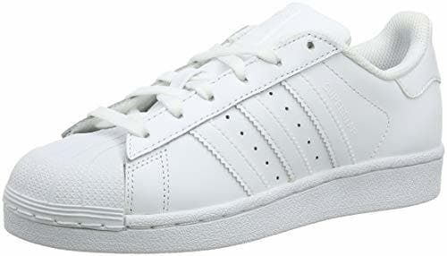 Moda Adidas Superstar Foundation, Zapatillas Unisex Infantil, Blanco (Ftwr White/Ftwr White/Ftwr White)