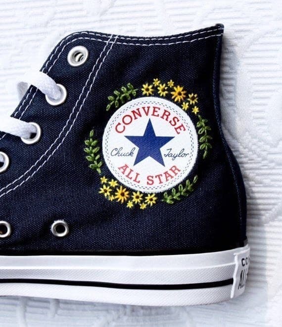 Moda Converse Bordadas