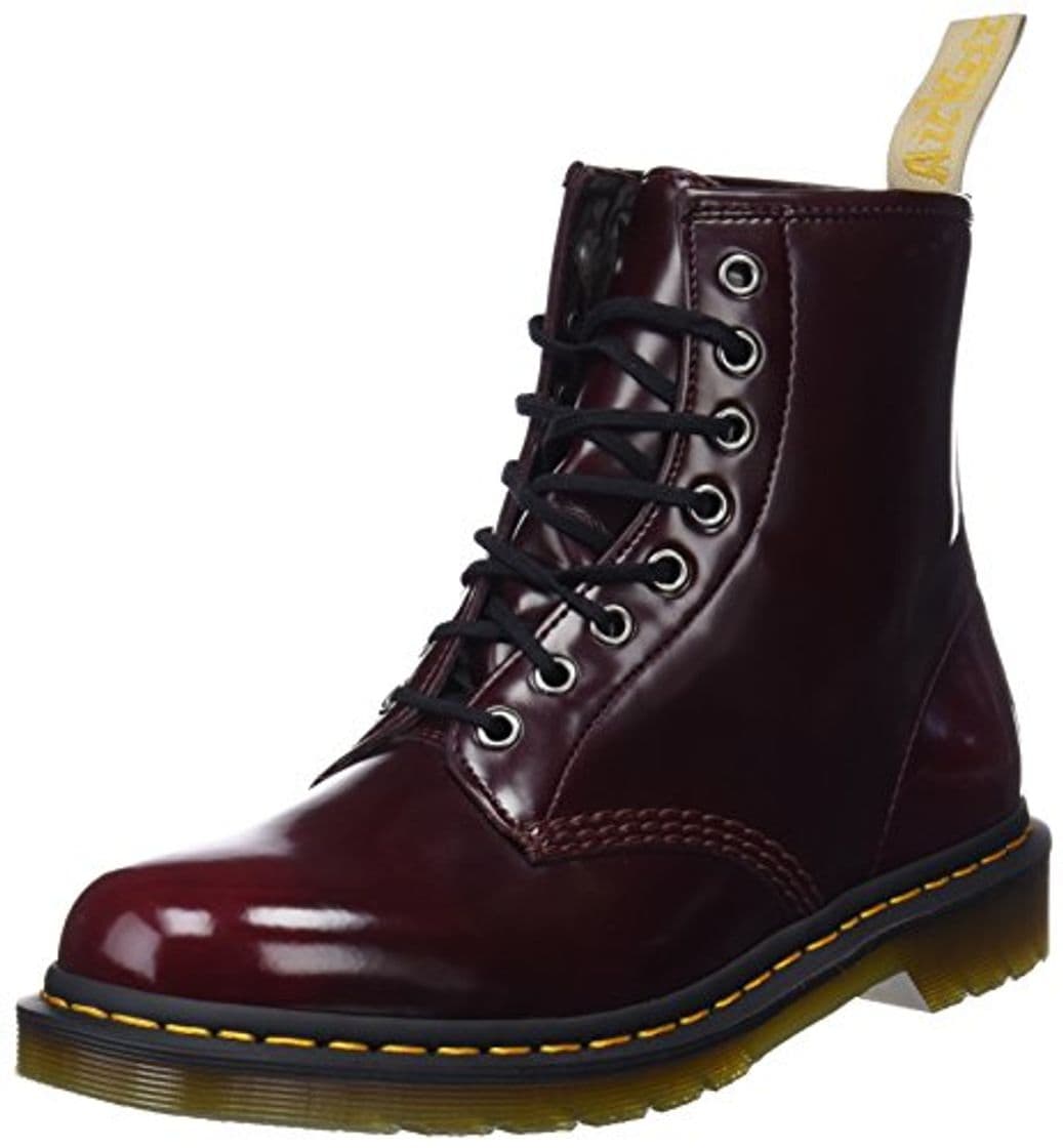 Fashion Dr. Martens Vegan 1460, Botas Clasicas Unisex Adulto, Rojo