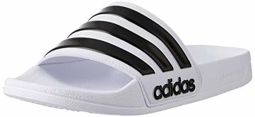 Fashion adidas Adilette Shower Chanclas Hombre, Blanco