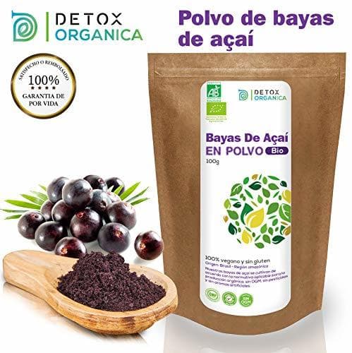 Product Bayas De Acai En Polvo Orgánico 100 g – Bayas Acai Congelado