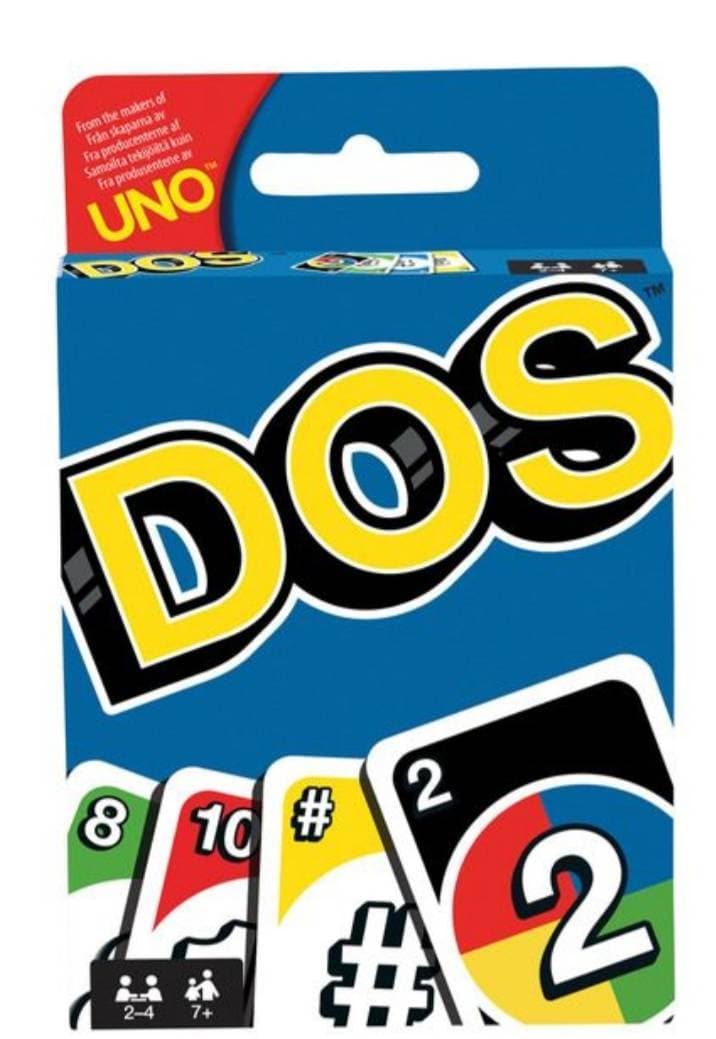 Moda "Dos" juego de cartas 