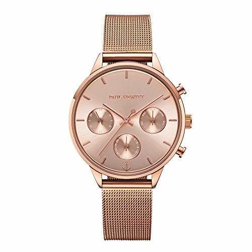 Moda PAUL HEWITT Reloj de Pulsera para Mujer en Acero Inoxidable Everpulse Rose