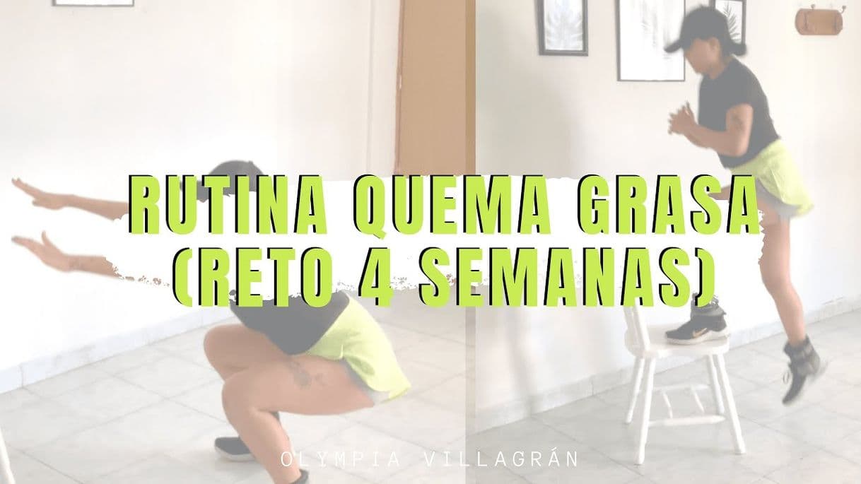 Moda RUTINA QUEMA GRASA RETO 4 SEMANAS 