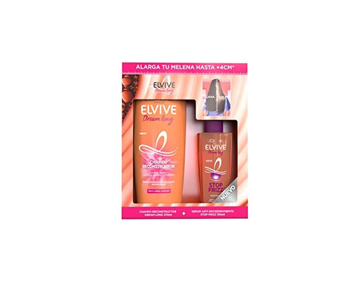 Producto L'Oreal Paris Elvive Cofre Champú Elvive Dream Long y Elvive Stop Frizz