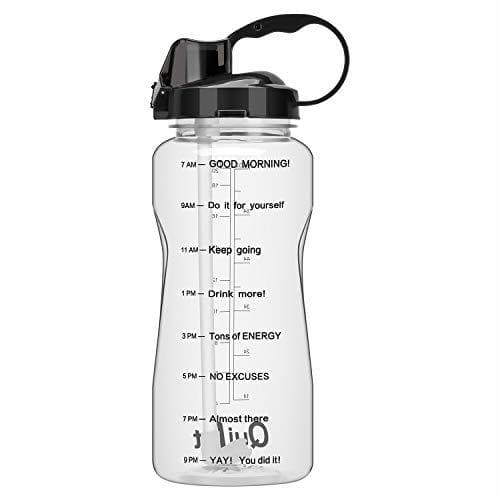 Producto QuiFit 2l Botella de Agua Deportiva con Tiempo de Motivación Marcado Botella