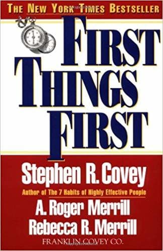 Book First Things First