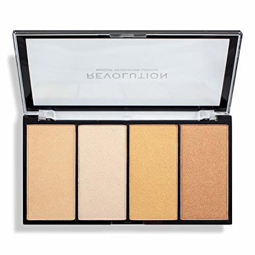 Beauty I HEART REVOLUTION RE-LOADED LUSTRE LIGHT WARM PALETA ILUMINADORES 5 GR