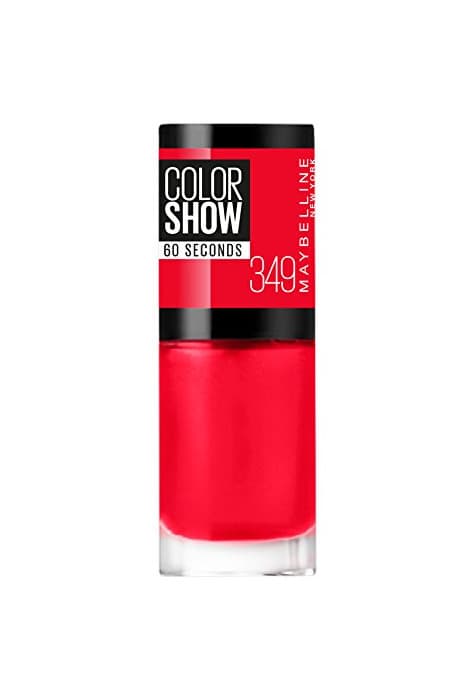 Belleza Maybelline Color Show 349 Power Red - esmaltes de uñas