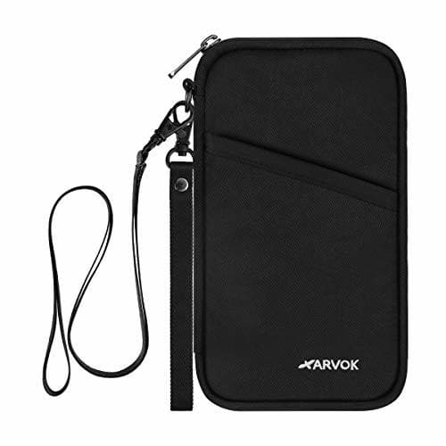 Producto Arvok Portadocumentos para Viajes, Cartera de Viaje Cartera Pasaporte Parta Pasaporte Familiar