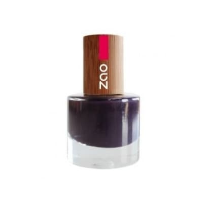 Belleza ZAO esmaltes de uñas 651 colour morado vial con bambú-tapa