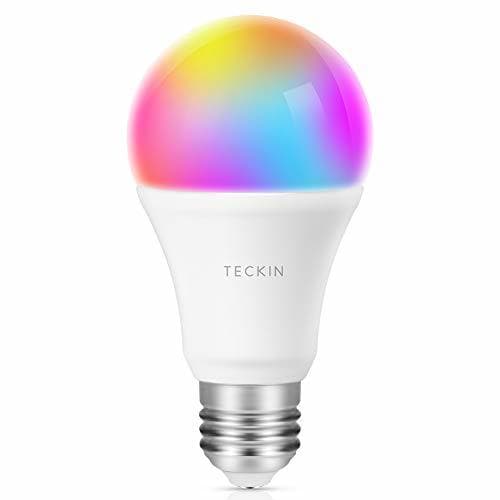 Product TECKIN Bombilla LED inteligente WiFi ajustable y lámpara multicolor Funciona con Alexa