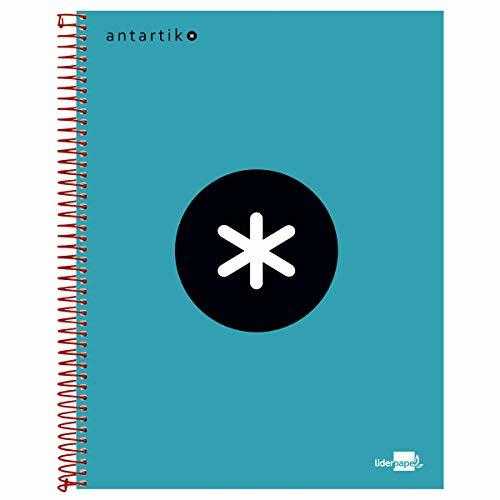 Product Liderpapel Cuaderno Espiral A6 Micro Antartik Tapa Forrada 100H 100 Gr Cuadro