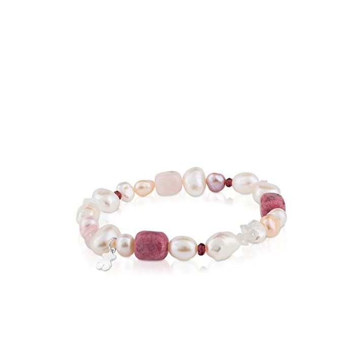 Fashion TOUS Pearls - Pulsera de Plata de Primera Ley