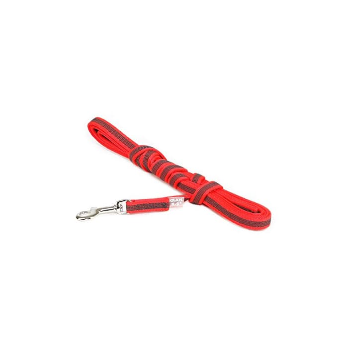 Producto JULIUS K9 Color & Gray-Super-Grip Leash-Red-Gray Width: 1/2"