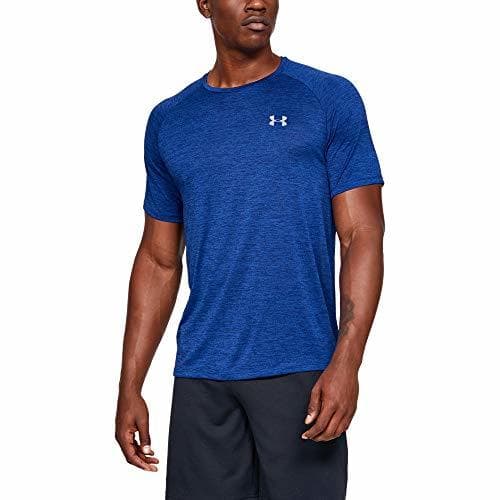 Fashion Under Armour UA Tech 2.0 SS tee Camiseta, Hombre, Azul