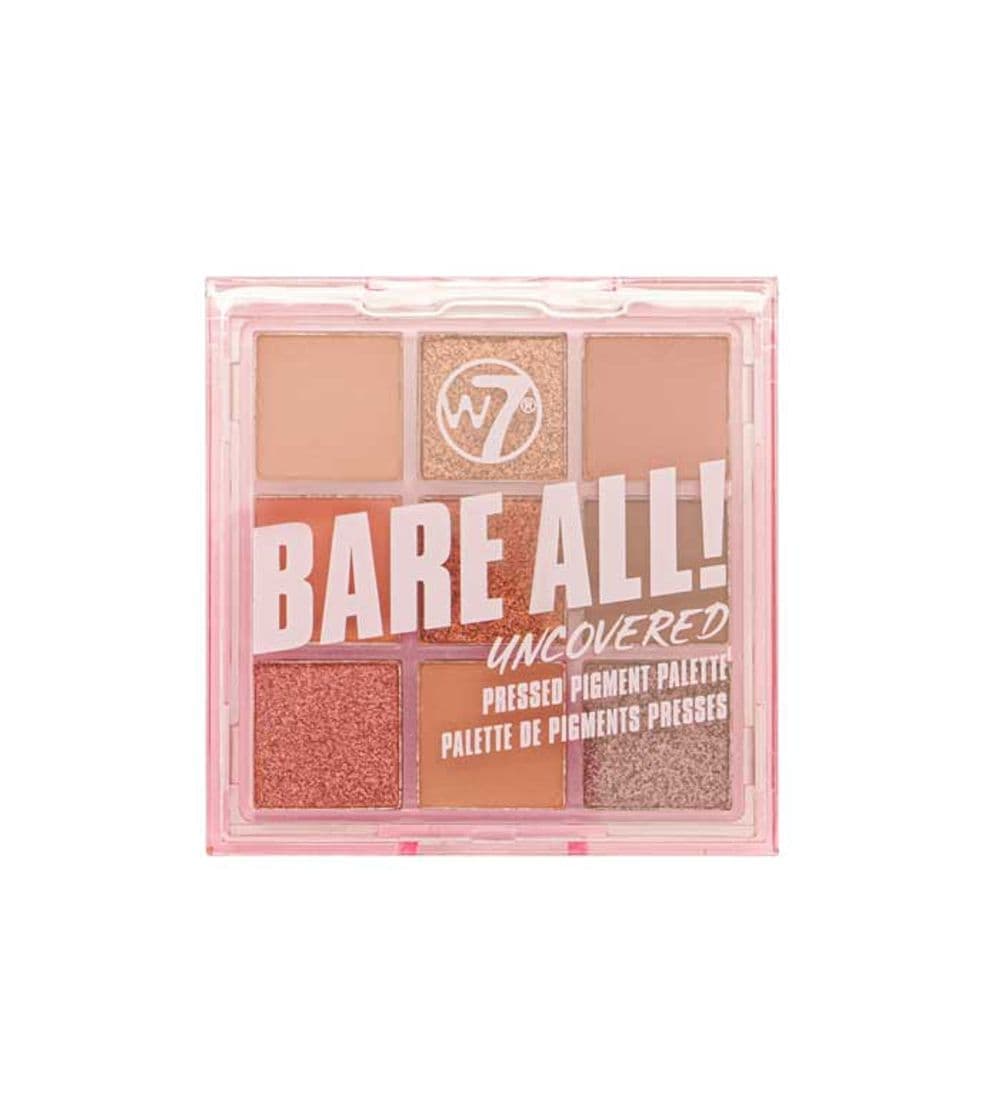 Moda Paleta de W7: Bare All - Uncovered