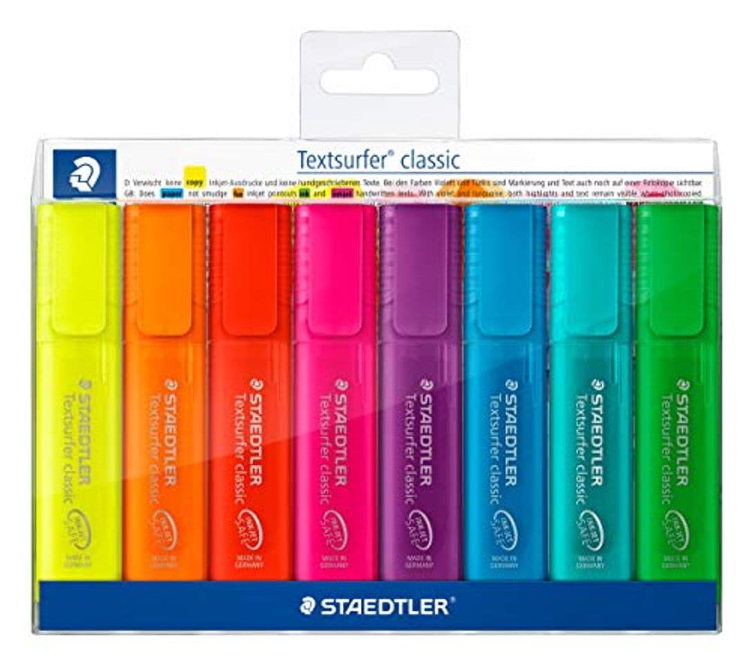 Product Staedtler Textsurfer classic 364 - Pack de 8 marcadores fluorescentes