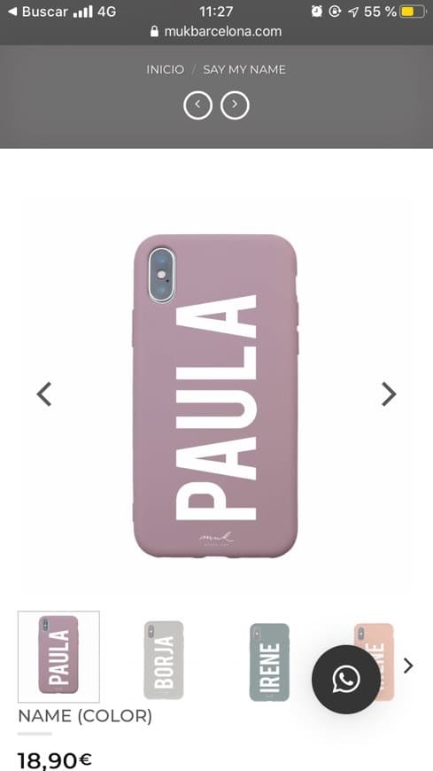 Product Muk Barcelona – Personaliza tu funda online