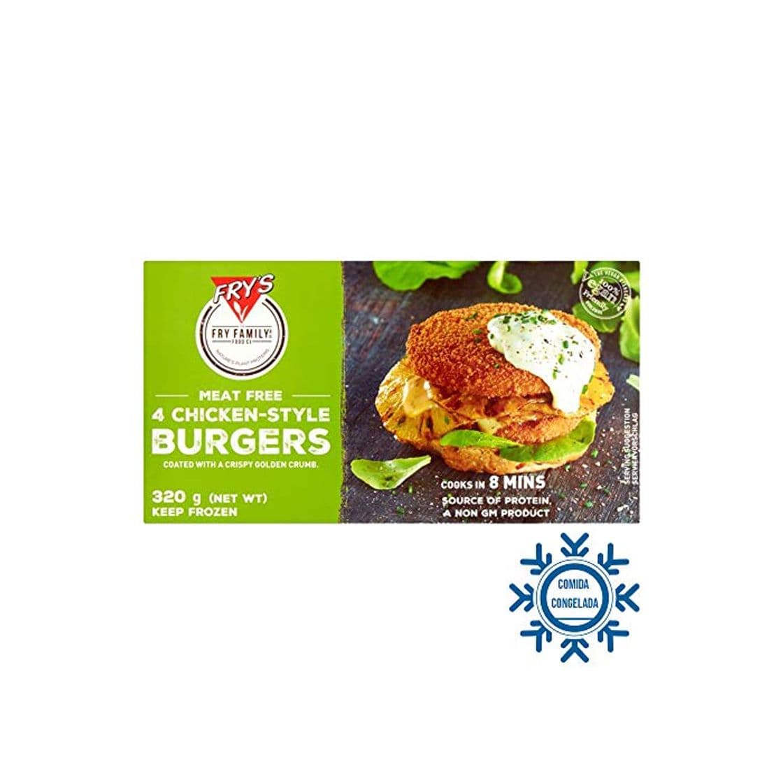 Product Fry's Family Hambuegesa Vegano Stylo Pollo 350g