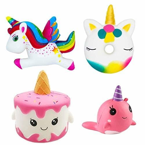 Product Pachock 4pcs Squishys Kawaii Juguetes - Juguetes Squishy Squishies Grandes Squishies Kawaii