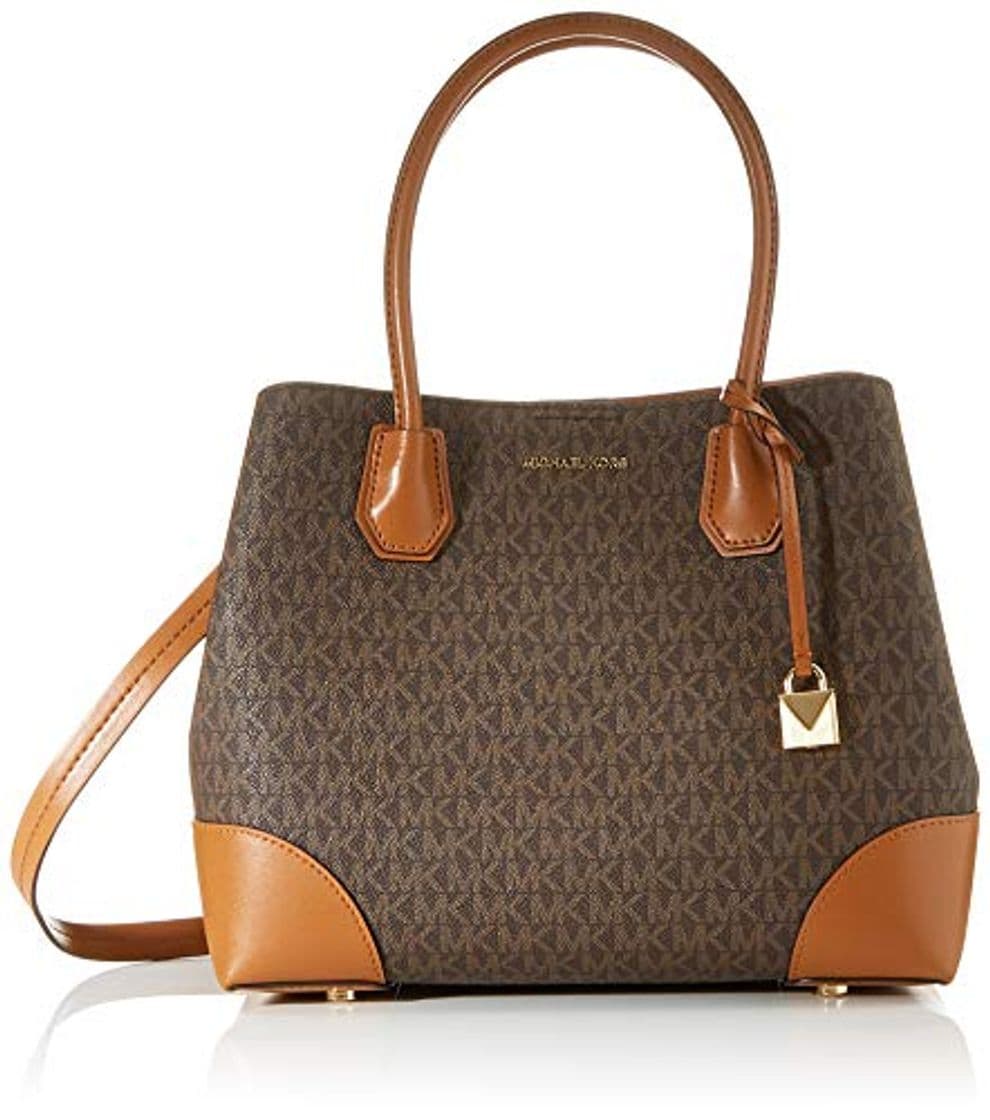 Moda Michael Kors MERCER GALLERY, MD CENTER TOTE ZIP para Mujer, Brn