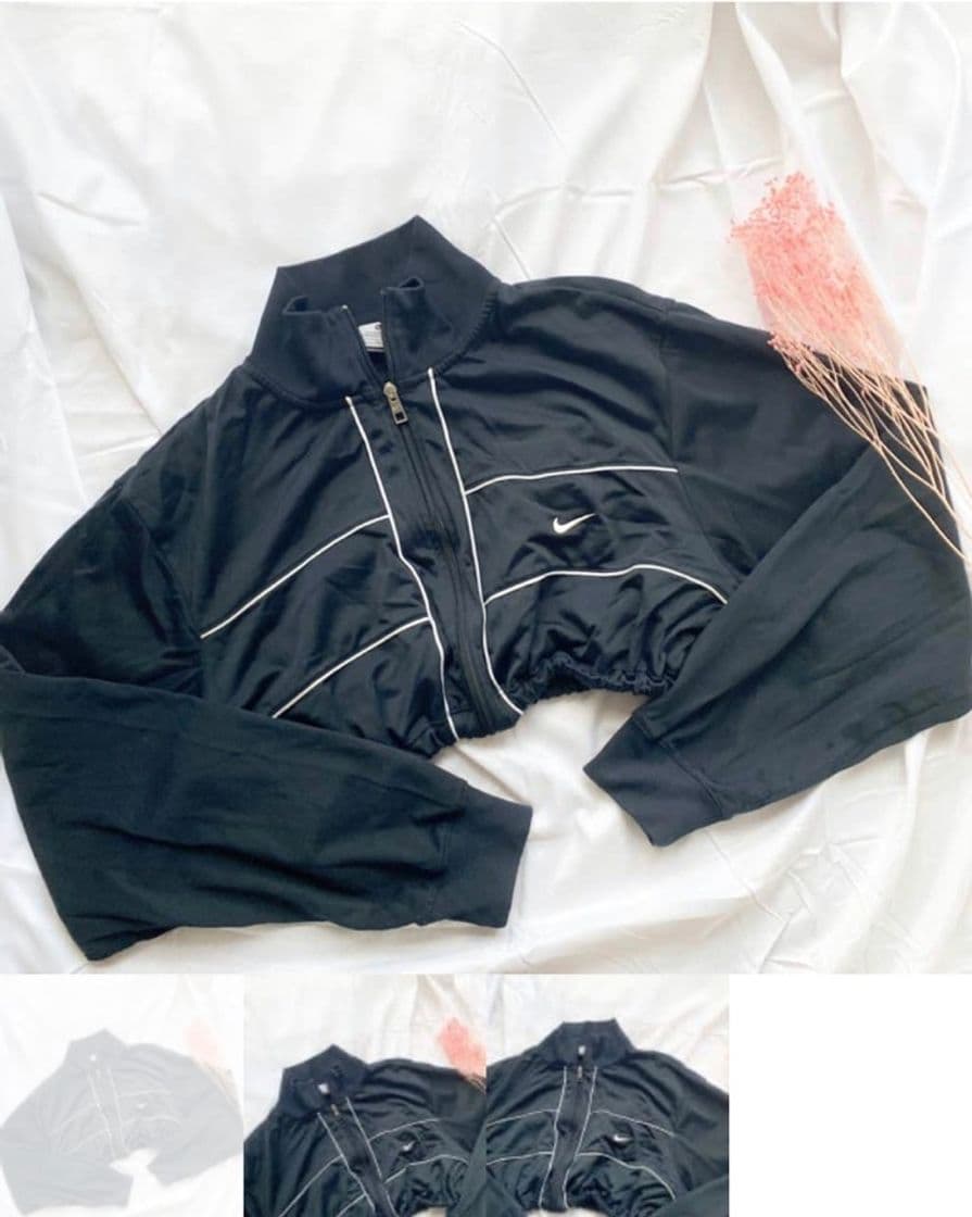 Producto Set crop vintage Nike black basic short