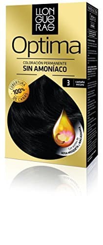 Beauty Llongueras Optima Tinte de Cabello Permanente sin Amoniaco Tono #3 Castaño Oscuro