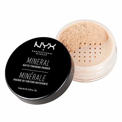 Belleza NYX Professional Makeup Polvos fijadores Mineral Finishing Powder, Polvos sueltos, Acabado mate,