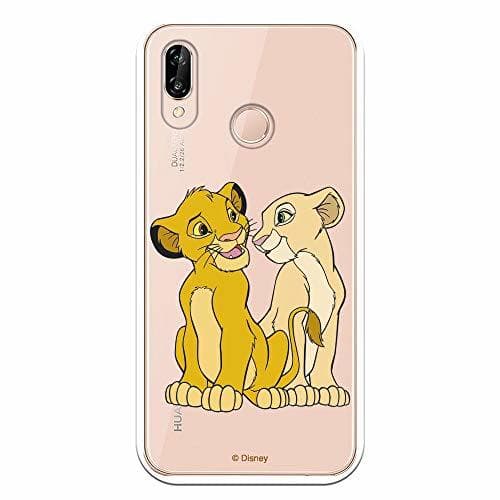 Electrónica LA CASA DE LAS CARCASAS Funda Oficial Disney Simba y Nala Transparente