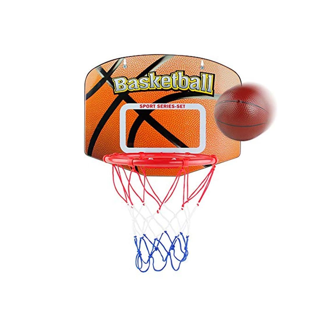 Product Canasta de Baloncesto Infantil Portátiles Juguetes Bebe Juegos de Aire Libre y de Interior para Bebés Juego de Aro de Tablero de Canastas Baloncesto con Pelota Juguete Deportivo para Niños 3 4 5 Años