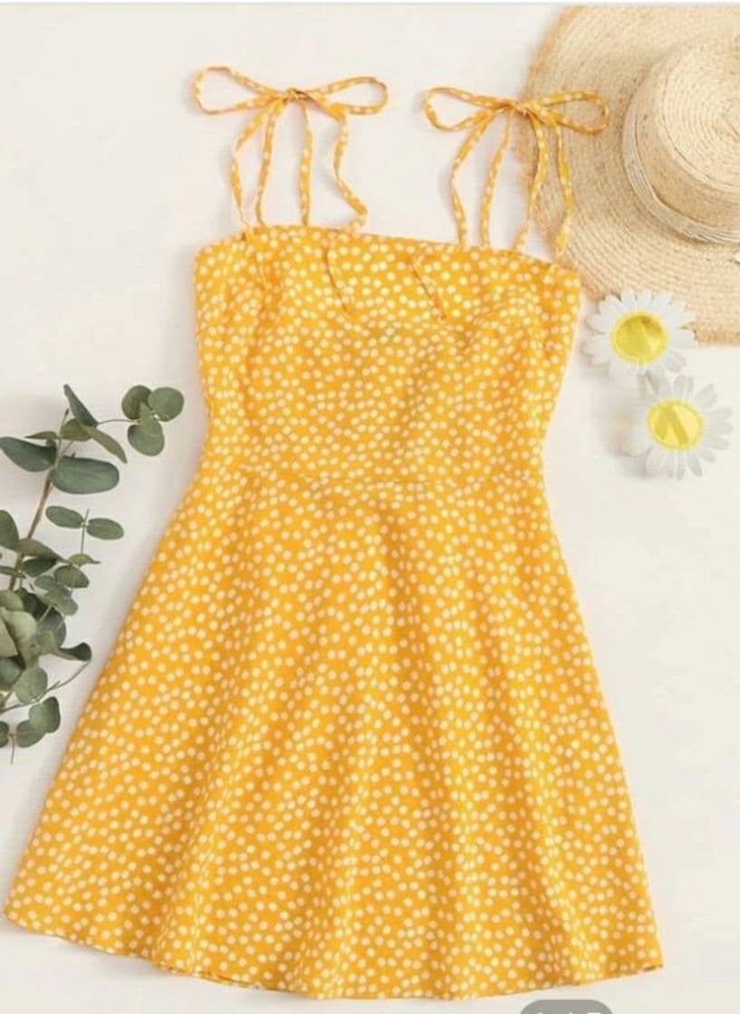 Moda Vestido amarillo