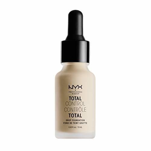 Belleza NYX Professional Makeup Base de maquillaje Total Control Drop Foundation, Dosificación precisa,