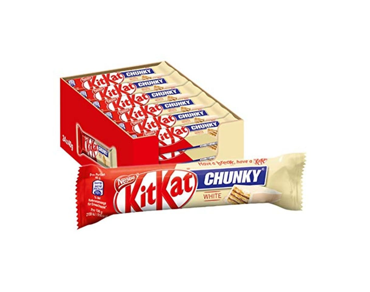 Product Nestle KitKat Chunky White Chocolate with white chocolate multi pack of 24