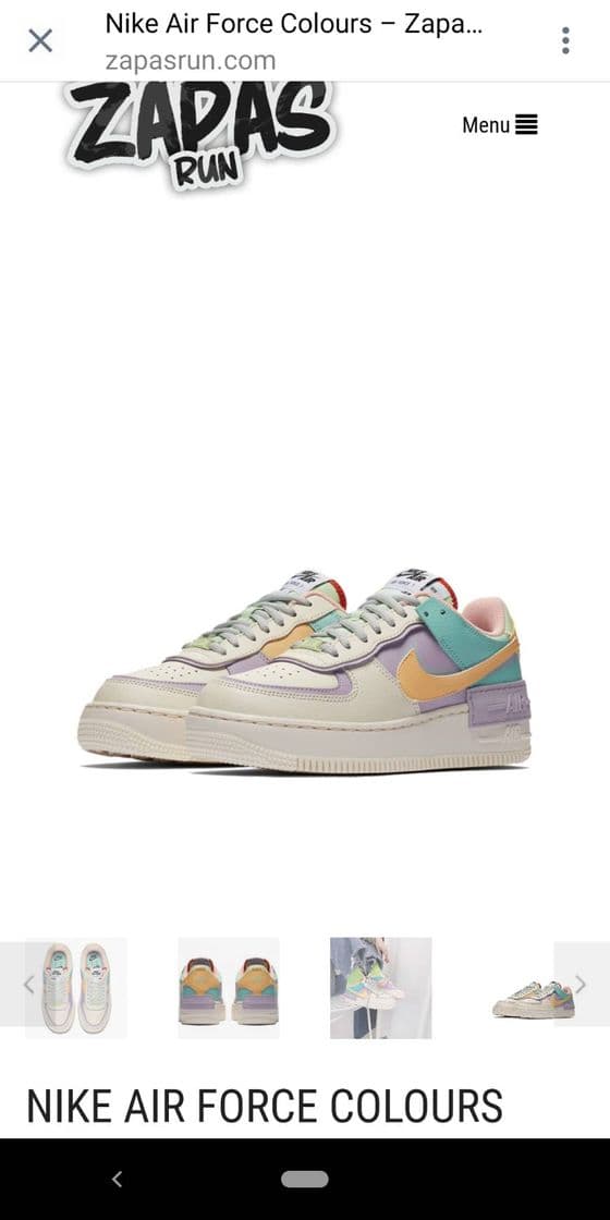 Fashion Zapatillas nike colores.