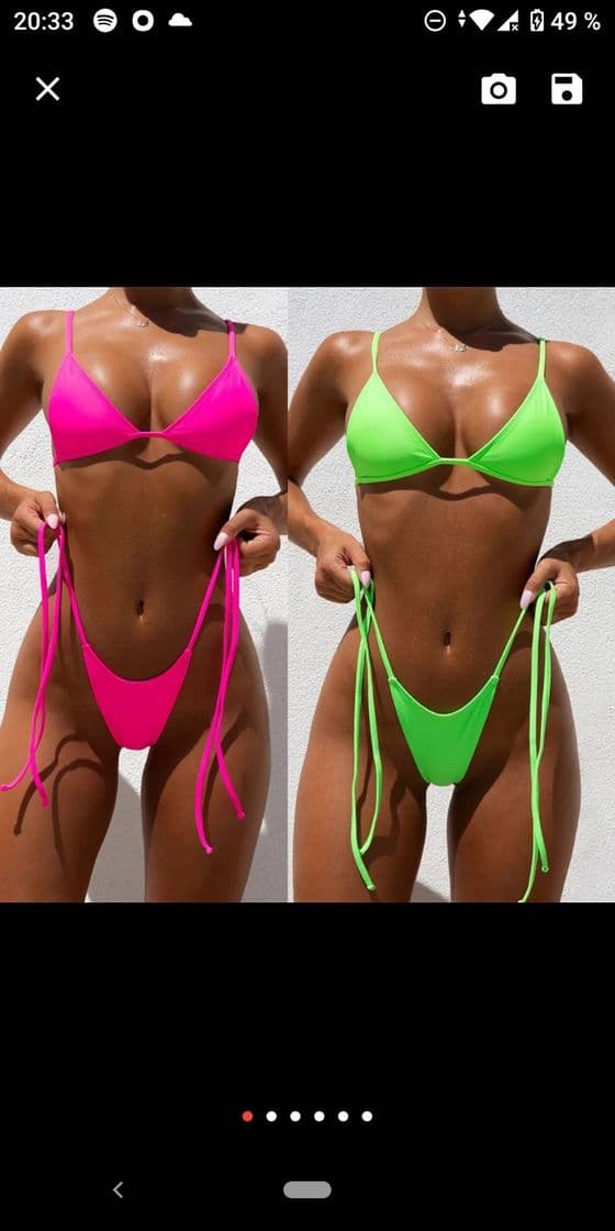 Fashion  Hirigin Sexy Bandage bikini fluorescen