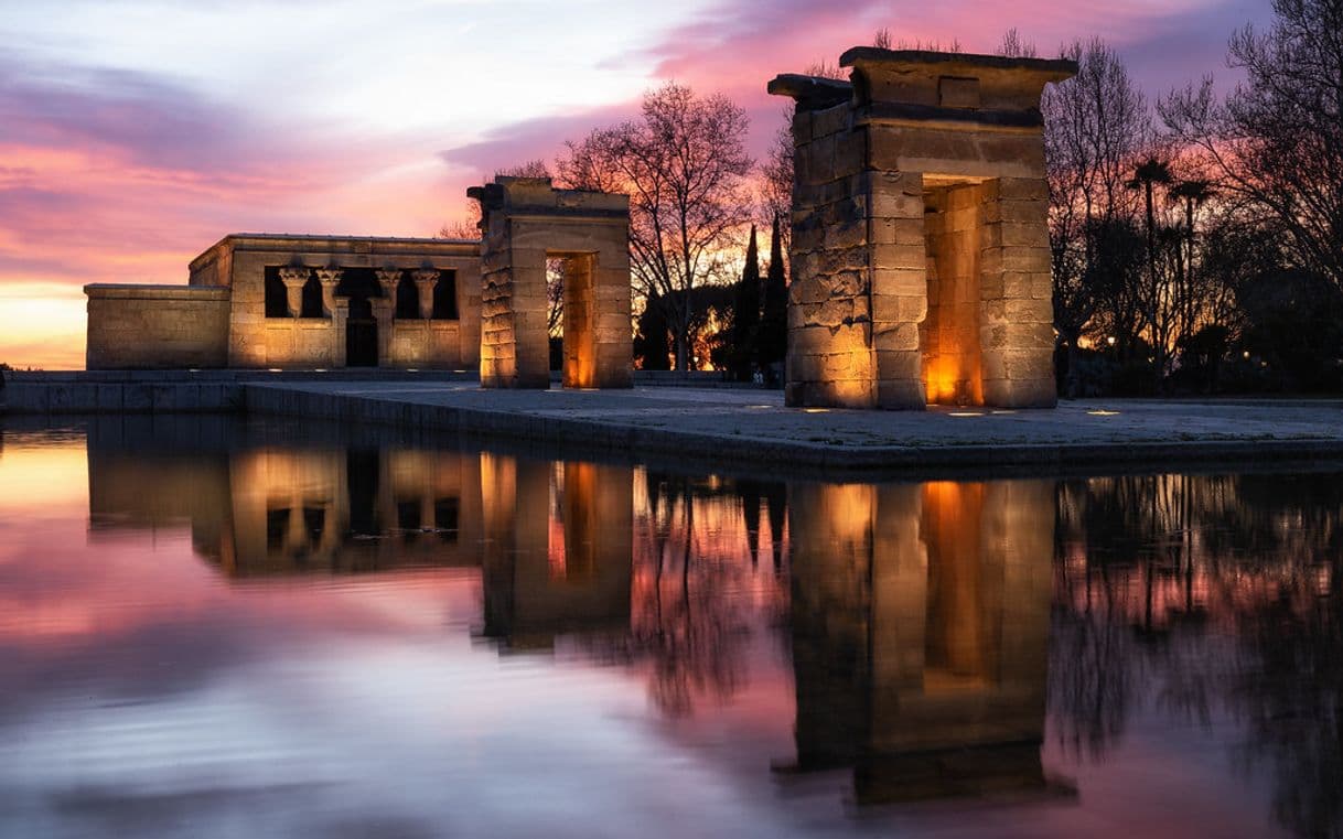 Fashion Templo de debod