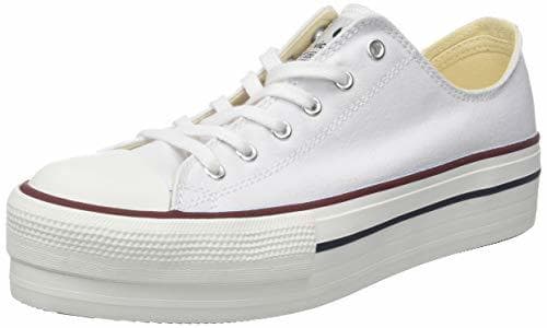 Moda Victoria Basket Lona Plataforma Autoclave, Zapatillas para Mujer,