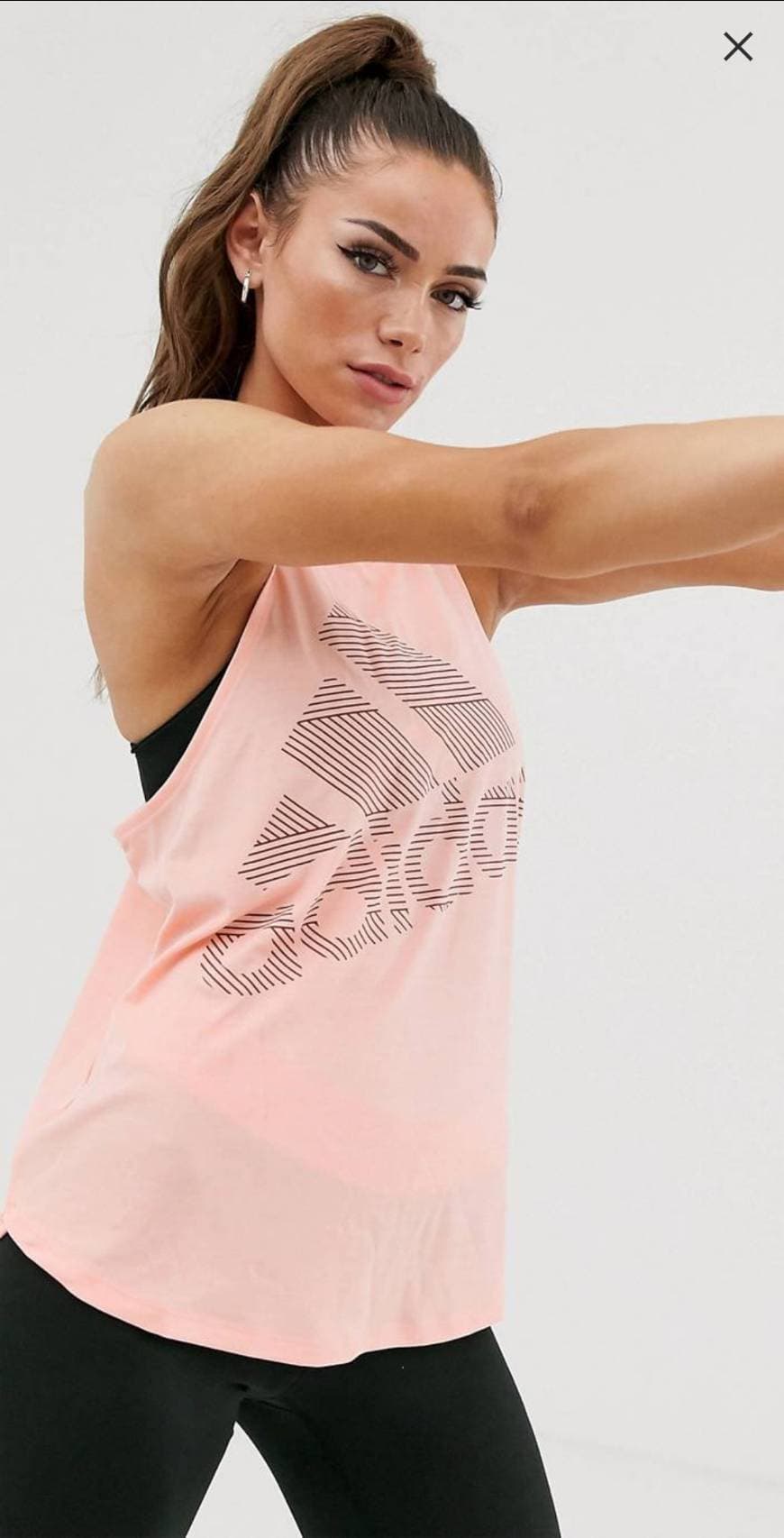 Producto Camiseta deportiva sin mangas rosa| Adidas