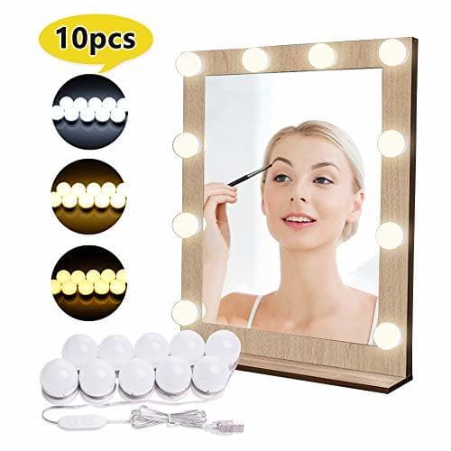 Producto Luces para Espejo de Maquillaje LED Lámpara de Espejo Cosmético de Tocador