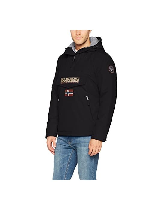 Fashion Napapijri Rainforest Pocket, Chaqueta para Hombre, Negro