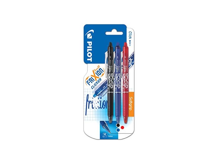 Product Pilot FriXion Clicker - Bolígrafo roller de gel de tinta borrable