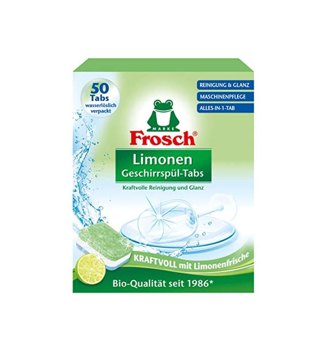 Product Pastillas para lavavajillas Frosch Limonen 50