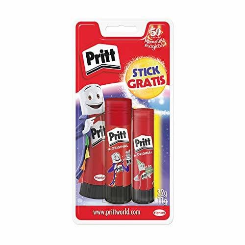 Product Pritt Barra de pegamento de rápida adhesión, sin disolventes, pack 22 gr