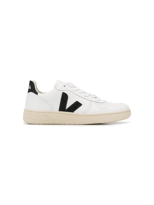 Product V-10 leather low-top sneakers