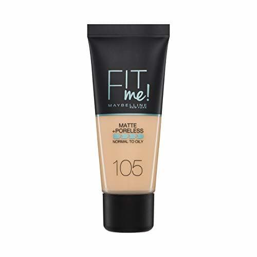 Beauty Maybelline Base de maquillaje Fit Me Mate & poreless 105 Natural Yvory